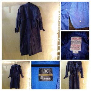Blue London Fog Coat
